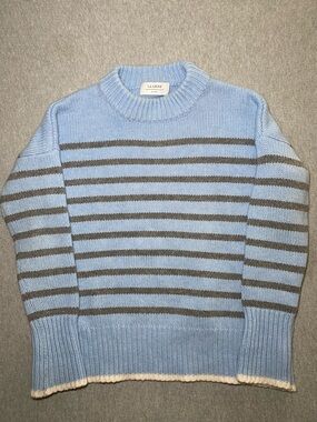 La Ligne Marin Sweater Striped Wool Cashmere Knit Crewneck Womens S
